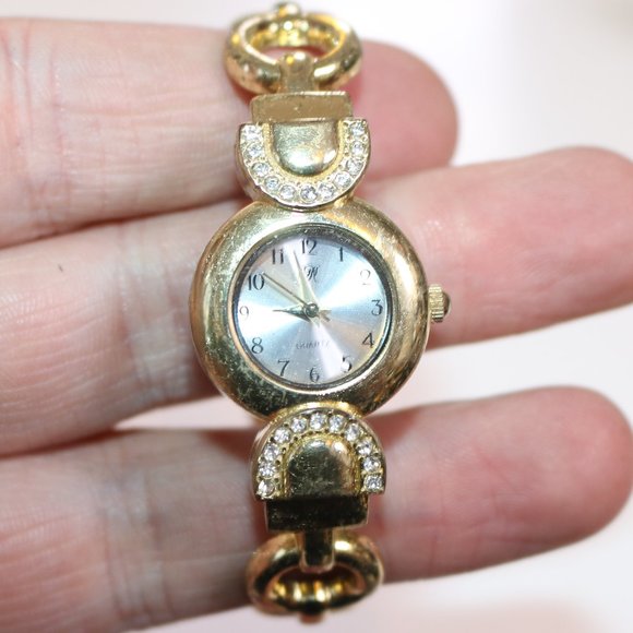 Accessories - Woman caseback wirstwatch stainless steel golden tone